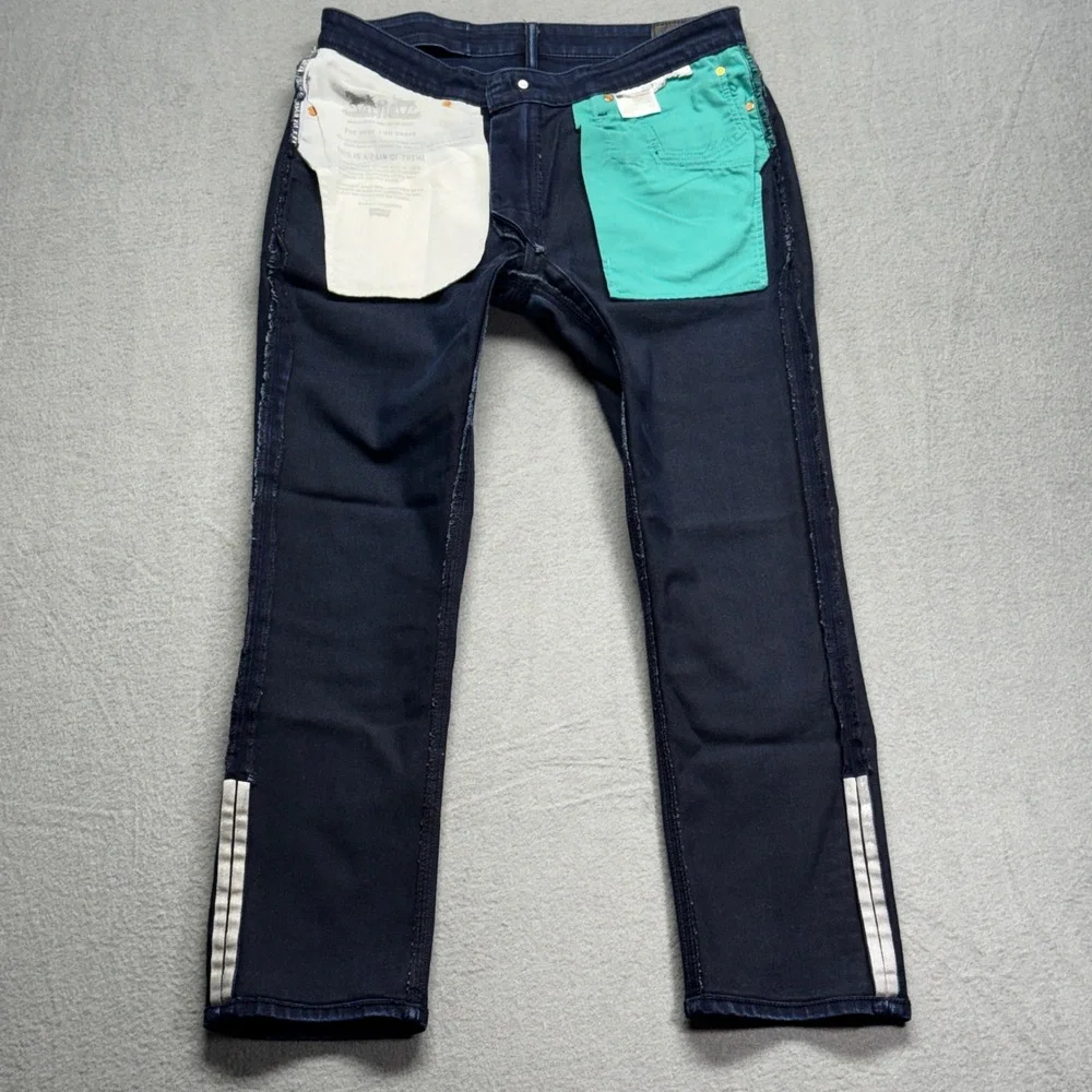 Levi's 511 Commuter Jeans Mens 34x30 Dark Wash Reflective stretch bike Cycling